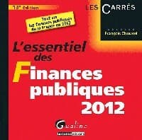 L'essentiel des finances publiques 2012 - François Chouvel